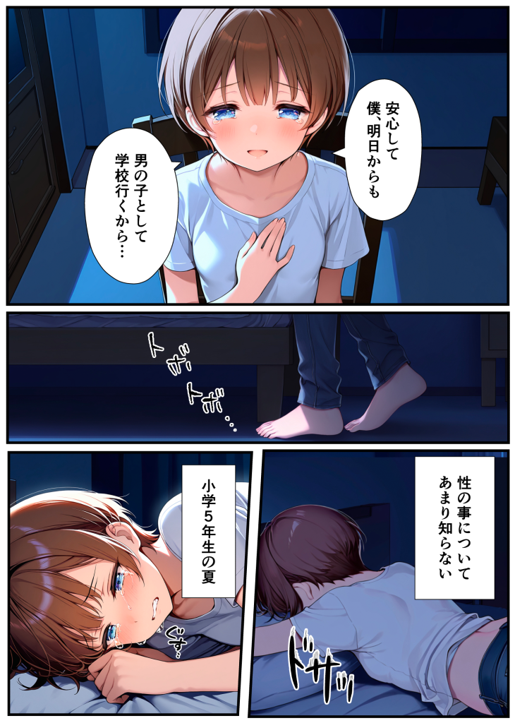 图片[7]-[悪魔ほろほろ] [AI生成]子宮誕生〜女の子になった体でセックスに溺れる学校生活〜-本地漫画站