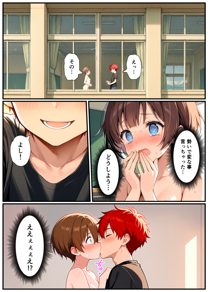 图片[28]-[悪魔ほろほろ] [AI生成]子宮誕生〜女の子になった体でセックスに溺れる学校生活〜-本地漫画站