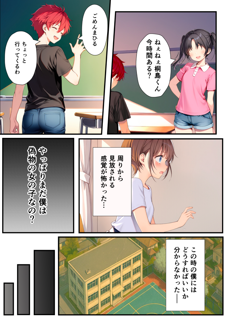 图片[56]-[悪魔ほろほろ] [AI生成]子宮誕生〜女の子になった体でセックスに溺れる学校生活〜-本地漫画站