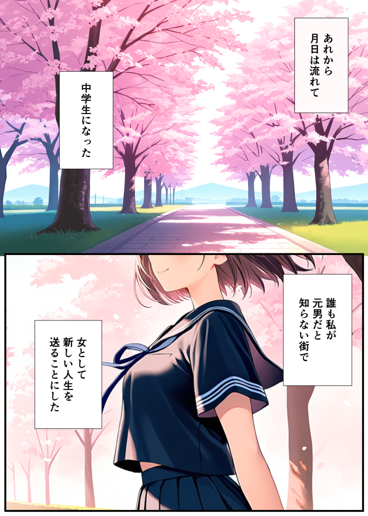 图片[57]-[悪魔ほろほろ] [AI生成]子宮誕生〜女の子になった体でセックスに溺れる学校生活〜-本地漫画站