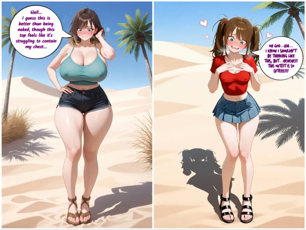 图片[154]-[AlwaysOlder] Roadside Oasis (DaughterMILF) TG ARAP Comic [AI Generated]-本地漫画站