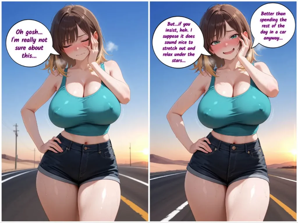 图片[183]-[AlwaysOlder] Roadside Oasis (DaughterMILF) TG ARAP Comic [AI Generated]-本地漫画站