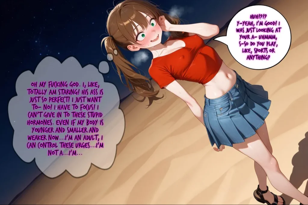 图片[200]-[AlwaysOlder] Roadside Oasis (DaughterMILF) TG ARAP Comic [AI Generated]-本地漫画站