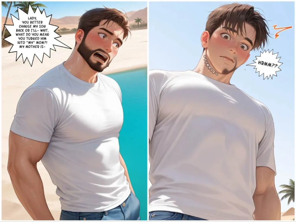 图片[84]-[AlwaysOlder] Roadside Oasis (DaughterMILF) TG ARAP Comic [AI Generated]-本地漫画站